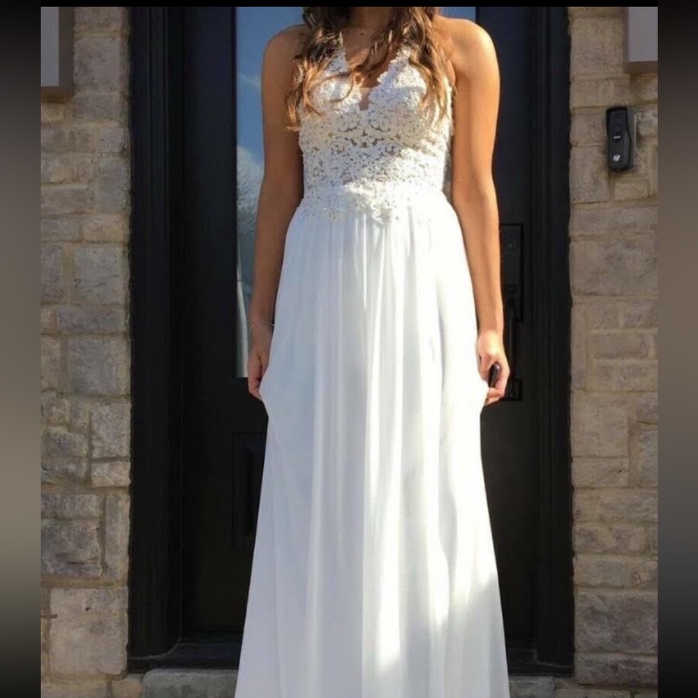 White Prom Dress